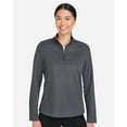 thumbnail image 1 of North End NE412W Women's Express Tech Performance Pique Quarter-Zip Pullover-Carbon-M, 1 of 6
