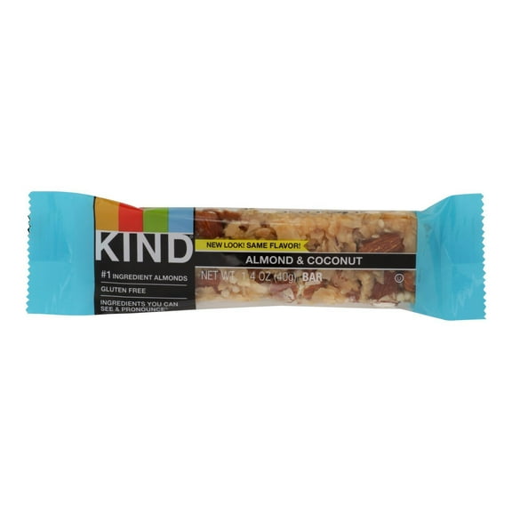Fruit And Nut Bars, Almond And Coconut, 1.4 Oz, 12/box | Bundle of 5 Boxes