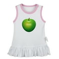 thumbnail image 1 of Fruit Apple Pattern Dresses For Baby, Newborn Babies Skirts, Infant Princess Dress, 0-24M Kids Graphic Clothes (White Sleeveless Dresses, 12-18 Months), 1 of 4