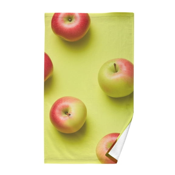 Fruit Apples Cotton Face Towels Soft Hand Towel Absorbent Bathroom Towel for Kitchen Hotel Decoration