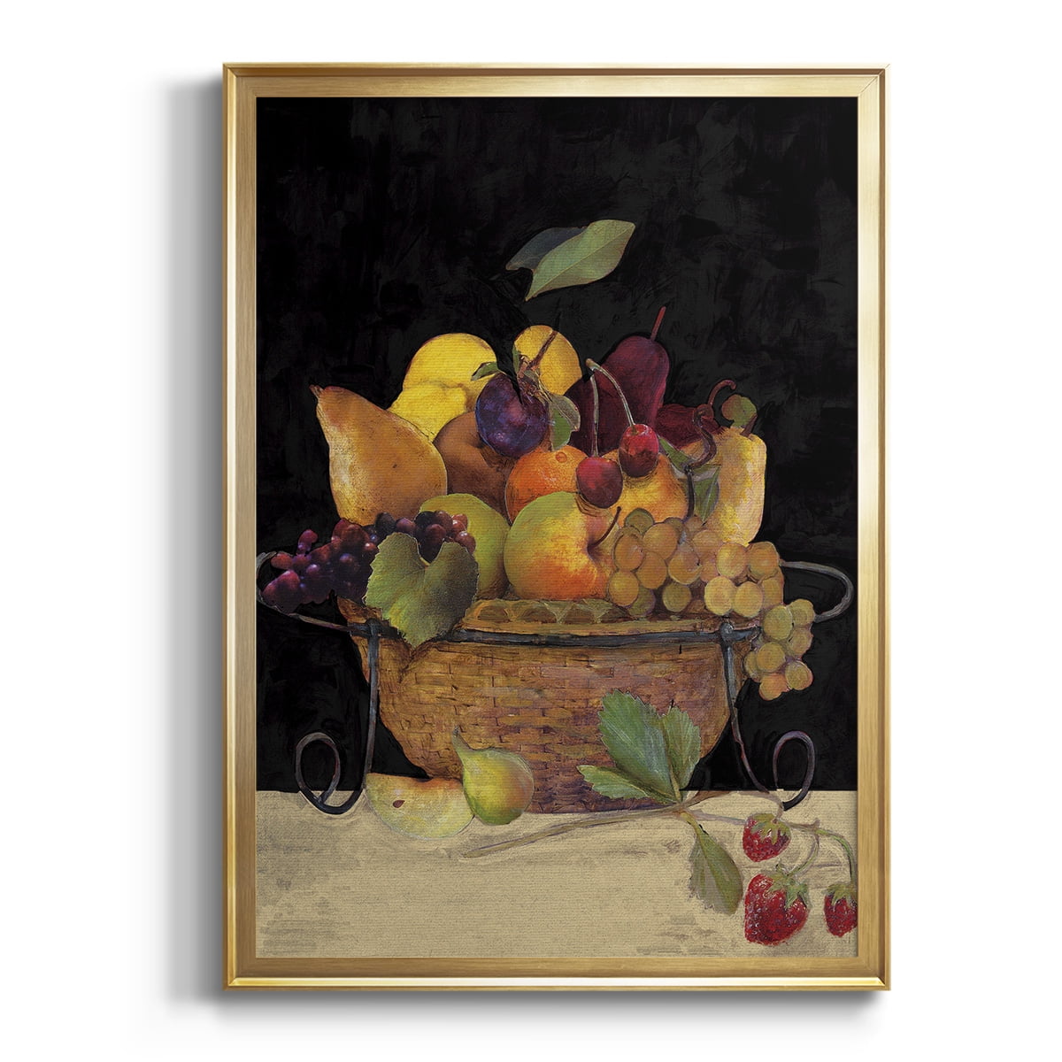 Fruit Basket II Revisit Premium Framed Print - Ready to Hang