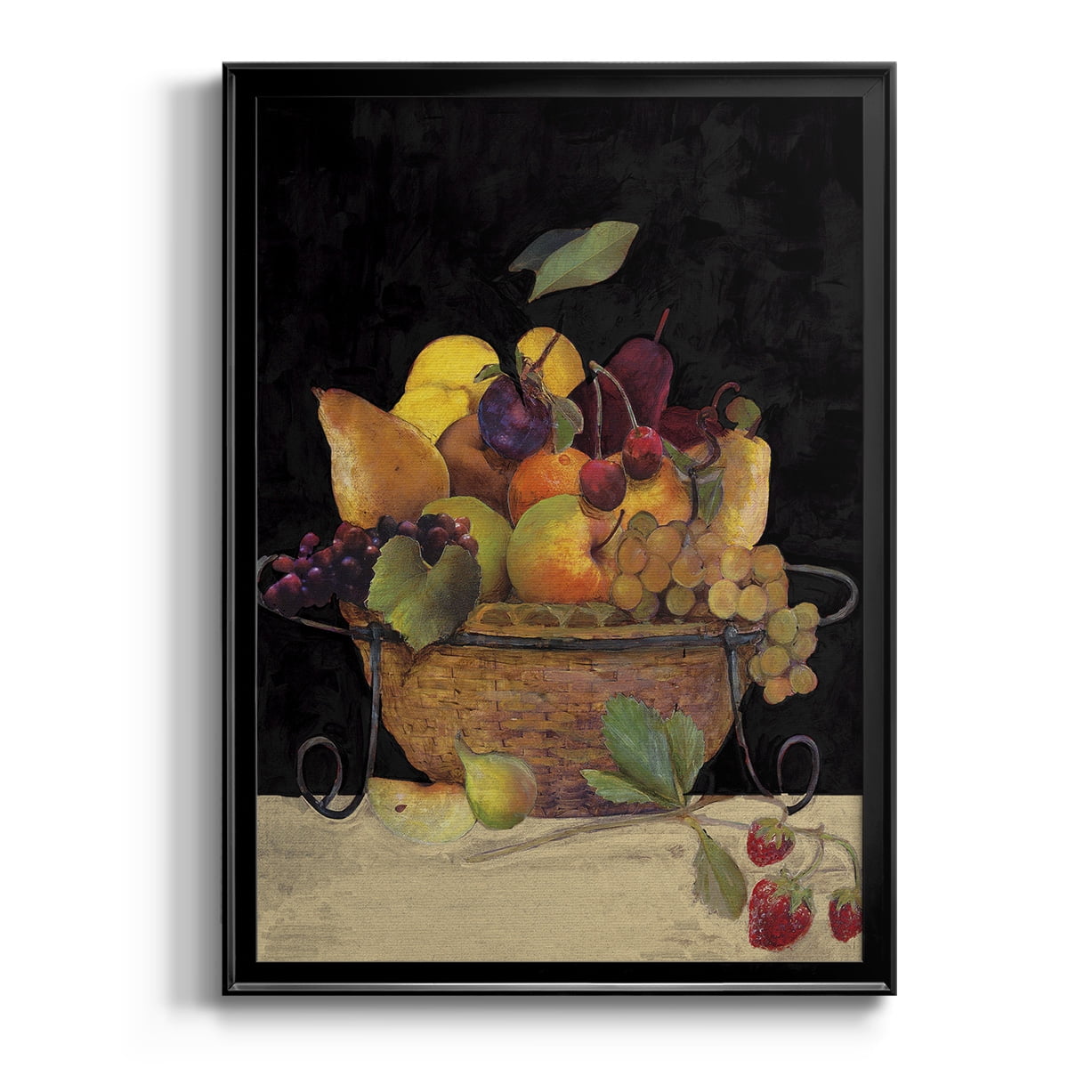 Fruit Basket II Revisit Premium Framed Print - Ready to Hang
