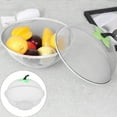 thumbnail image 1 of Fruit Basket with Lid Mesh, Apple Shaped Fruit Bowl Cover, Protective Holder Countertop Metal Wire Against Flies, Reusable Strainer for Gift Restaurant Kitchen Food Vegetable (Green/1 Pcs), 1 of 8