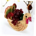 Fruit Basket Turkey Shaped Fruit Bowl Thanksgiving Basket Empty Basket