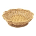 thumbnail image 1 of Fruit Basket for Kitchen Counter | Scalloped Wicker Basket Round Serving Tray for Dining Decor and Storage, Ideal Housewarming Gift, 10 Inch, 1 of 3