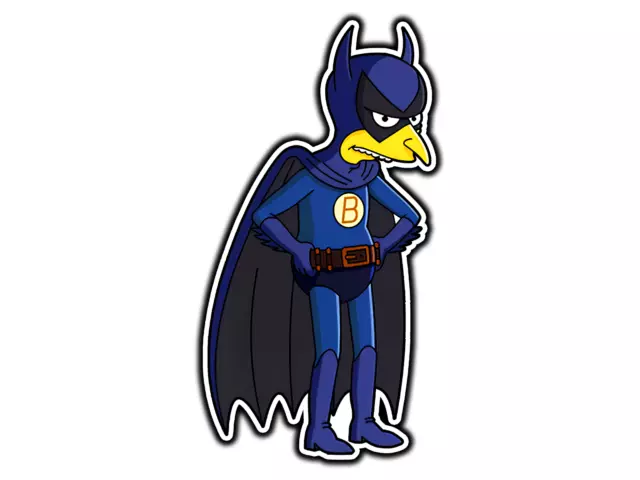 Fruit Bat Man Burns Waterproof Sticker Phone Decal Water Bottle ...