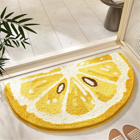 Fruit Bath Mats Cute Bathroom Rugs, Particularly Absorbent, Very Soft, and Dry Fast That fits in The Kid's Room, Bathroom or Other Room, 17.7" x 31.5"