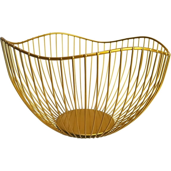 Fruit Bowl Black/White Bread Basket Round Black Wire Basket Bowl