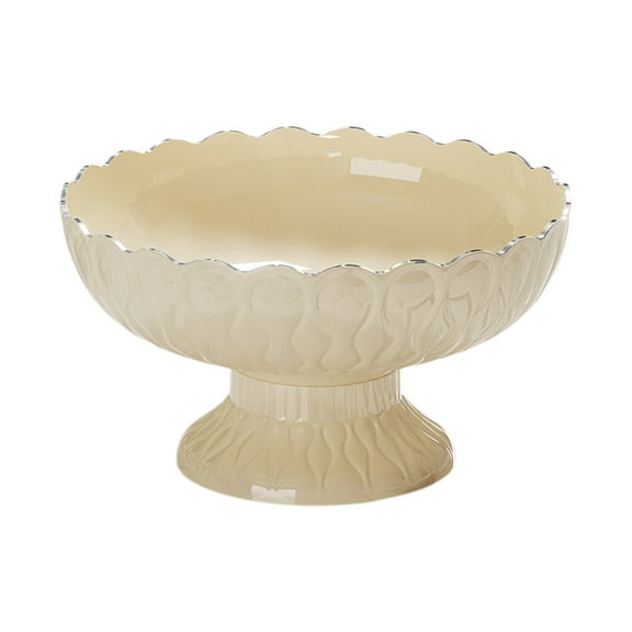 Fruit Bowl or Decorative Bowl, Fruit Plates Fruit Bowl Used for Kitchen Counter Living Room Center Table Decoration, Coffee Table Thickened Tall Fruit Plates Draining Basket Candy