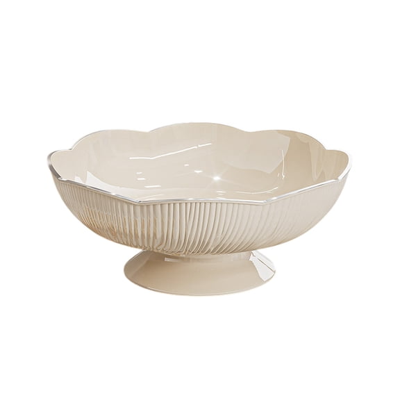Fruit Bowl Decorative Bowl Multifunctional Modern Dish Pedestal Bowls for Kitchen Counter for Parties Dining Table Dessert