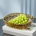 thumbnail image 1 of Fruit Bowl with Drain 9.5" Plastic Fruit Bowl with Drain Holes, 2-Tier Stackable Serving Tray for Vegetables Snacks Countertop Kitchen Dishwasher Safe Vegetable Serving Tray, 1 of 7