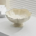 thumbnail image 1 of Fruit Bowl, Serving Bowl, Plastic Kitchen Countertop Drainer Storage Tray, 1-Pack, 1 of 6
