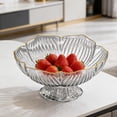 thumbnail image 1 of Fruit Bowl Serving Tray,Luxury Tall Footed Dish,Modern Decor for Living Room Coffee Table Snack Storage, 1 of 6