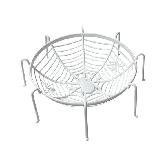 Fruit Bowl Spider Web Storage Basket Halloween Snack Bowl Vegetable Bowl Bread ContainerFor Halloween Christmas Snack Storage for Sweets and Decoration for Dining Room