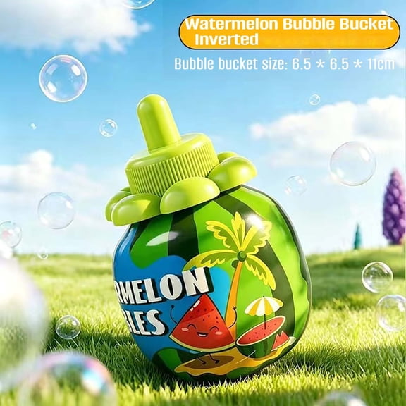 Fruit Bubble Toy, Spill Proof Bubble Bottle, Outdoor Bubble Wand Toy, Portable Bubble Maker For Summer Play, Backyard Beach Bubble Toy, Party Favor Outdoor Activity Toy