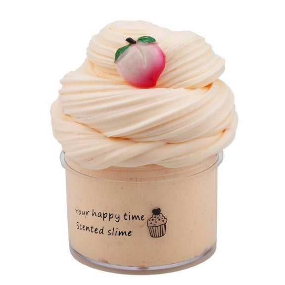 Fruit Butter Slime, Cute Pink Slime Charm, Scented Putty, Super Soft & Non-Sticky, DIY Stress Relief Slime Toy, Birthday Gift for Girls & Boys, Party Favors, Christmas Stocking Stuffers