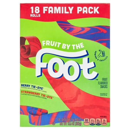 Fruit By The Foot Fruit Flavored Snacks, Variety Pack, 18 Rolls, 13.5 oz