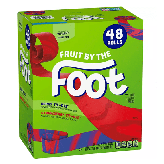 Fruit By The Foot Tie-Dye Variety Pack Snacks, 48 pks.