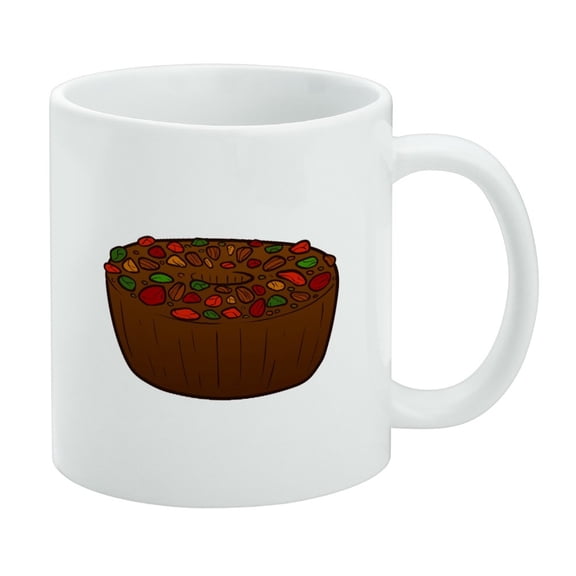 Fruit Cake White Mug