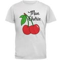 thumbnail image 1 of Fruit Cherry Mon Cheri My Darling Mens Soft T Shirt White 2XL, 1 of 1