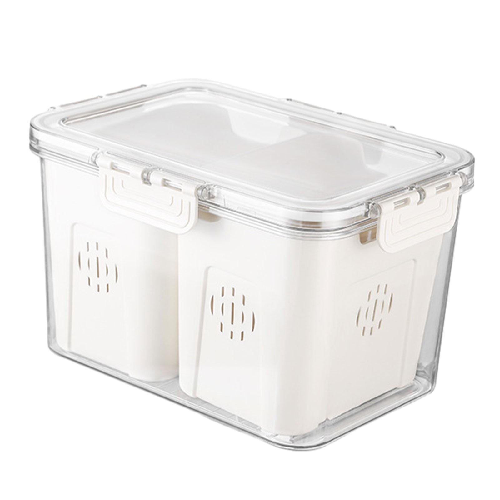 Fruit Containers for Fridge, Airtight Food Container, Large Capacity