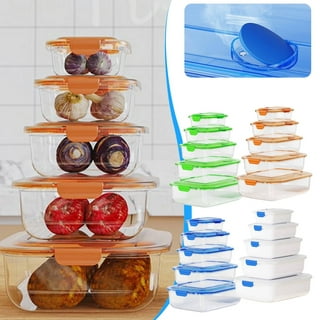 ZRRHOO 10 Pack Glass Food Storage Containers Set, Meal Prep Containers with  Lids (Built in Vent), Airtight Bento Boxes for Lunch, BPA Free & Leak
