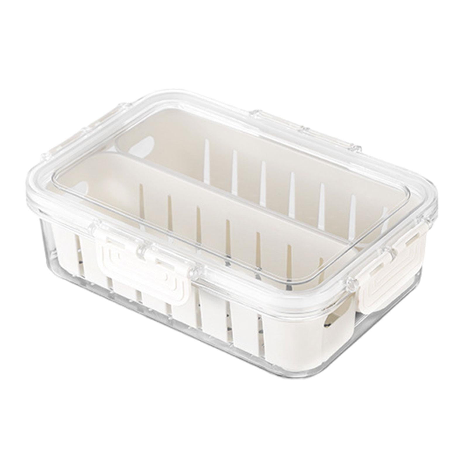 Fruit Containers for Fridge, Fresh Container with Handle Veggie Keeper