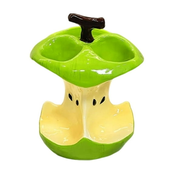 Fruit Core Shape Ceramic Electric Toothbrush Holders 3 Hole Bathroom Organizers