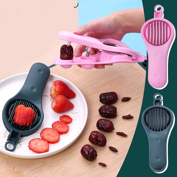Fruit Corer Cutter Stainless Steel Multifunctional Kitchen Tool | Ergonomic Handle | Easy Fruit Slicer and Core Remover | Durable | 19 x 7.2 cm | 1 Pack