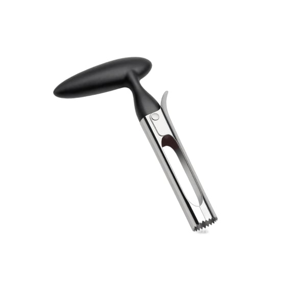 Fruit Corer Pulp Separator , Black Fruit Pitting Tool With 1 Pack Core Remover For Apples Pears Mangoes And Peaches, Kitchen Fruit Prep Gadget For Home Baking And Snack Making