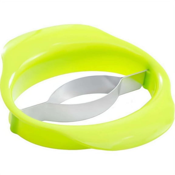 Fruit Cutter Slicer, Mango Slicer, Mango Cutter, Stainless Steel Heavy Duty Fruit & Vegetable Cutter Easy Kitchen Tool for Easy Use - Green