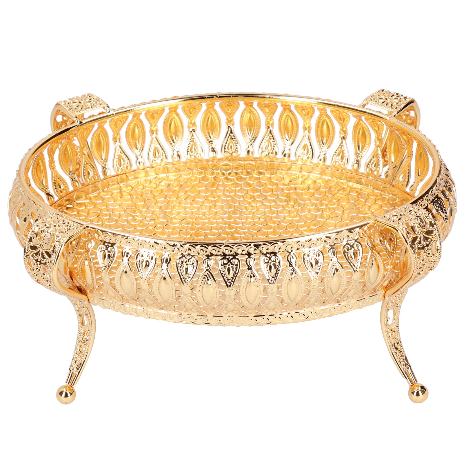 Fruit Dish Decorative Food Trays,Zinc Alloy Fruit Tray Party Decorative