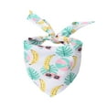 thumbnail image 1 of Fruit Dog Bandanas Washable Hawaii Pet Scarf Adjustable Summer Triangle Dog Bibs Assortment Pet Kerchief Dog Bandana Accessories for Summer Small Medium Size Pets, 1 of 8