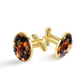 thumbnail image 1 of Fruit Elegant Cufflink Set for Men, Stainless Steel Shirt Clip, Ideal for Formal Attire, 1 of 6