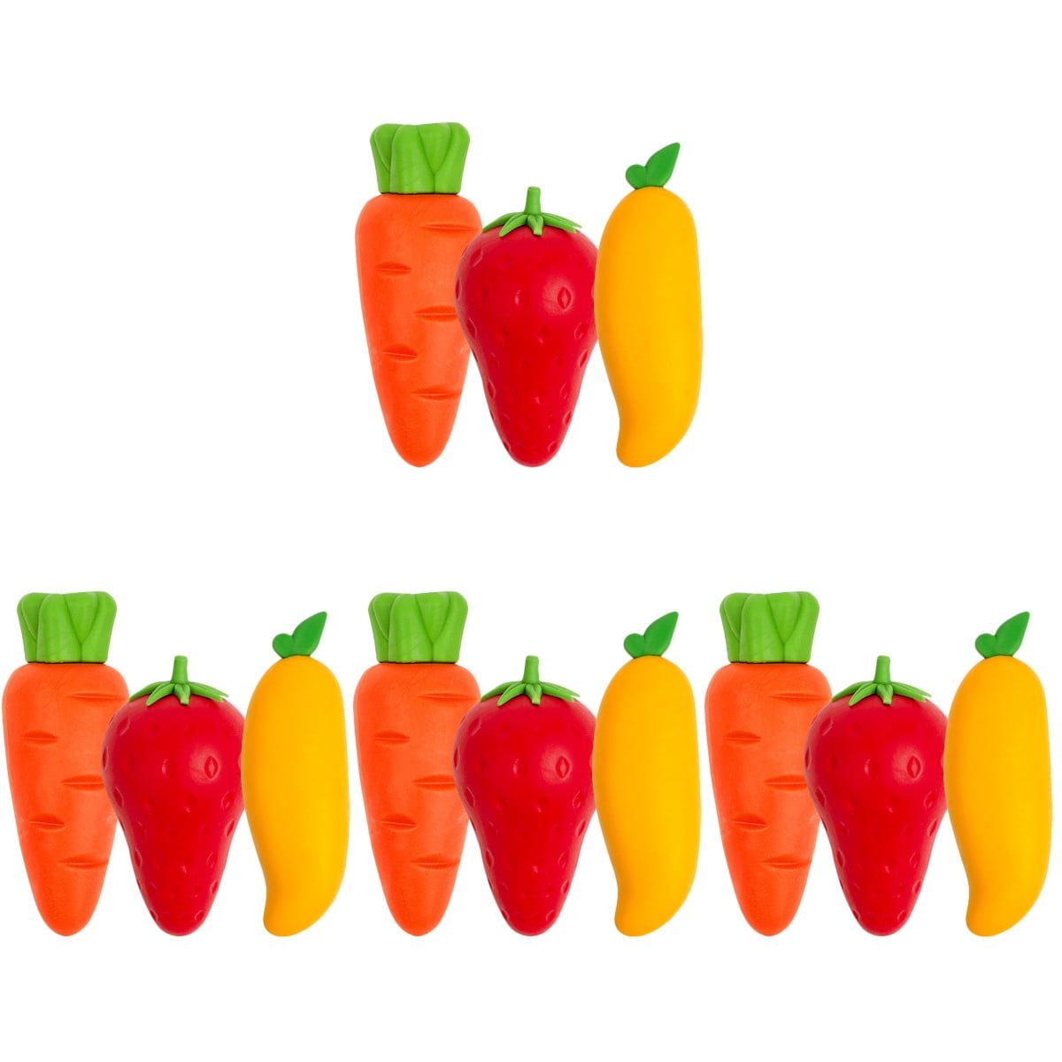 Fruit Eraser School Pencil Erasers for Kids Drawing Bread Gum Girls