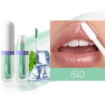 Fruit Flavored Lip Oil, Summer Lip Gloss, Dopamine Color Lip Shine Moisturizing Non-Greasy formula, Long-Lasting Hydration Lightweight Texture Portable Mini Brush Application