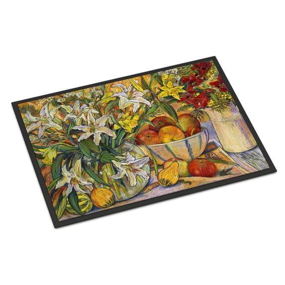 Fruit, Flowers and Vegetables Door Mat