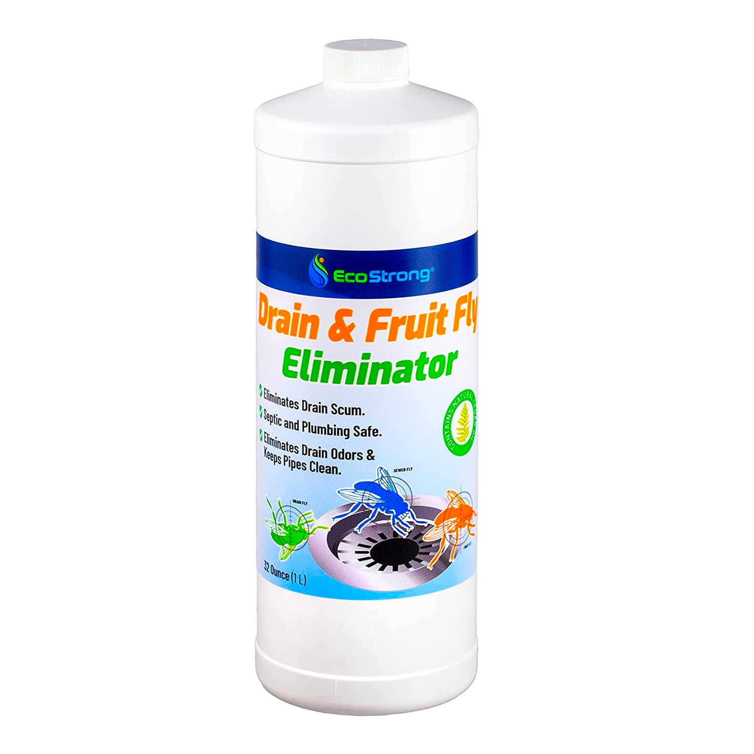 Eco Defense Fruit Fly Killer – Natural Fruit Fly Trap & Drain Fly Killer  Treatment for Indoor Fly Control in Kitchen, Restaurants, and More 16 oz