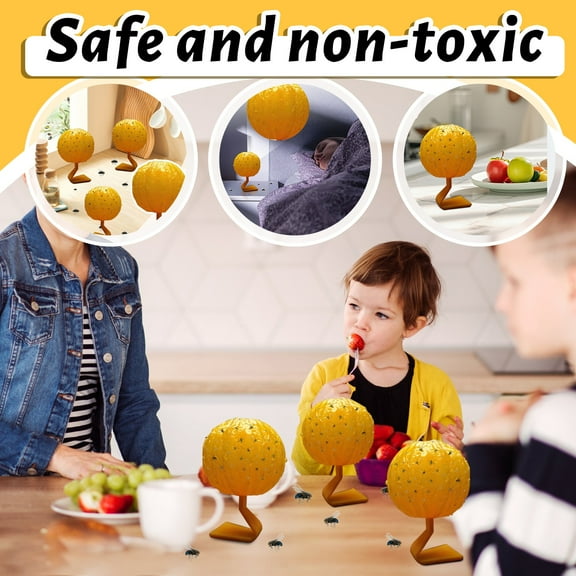 Fruit Fly Trap Ball, Insect Attractant Catcher, Effective Pest Control For Garden Home Kitchen