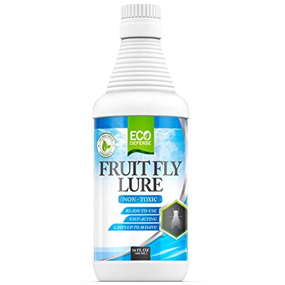 Eco Defense Fast Acting Fruit Fly Trap, Home Pest Control Killer, Safe
