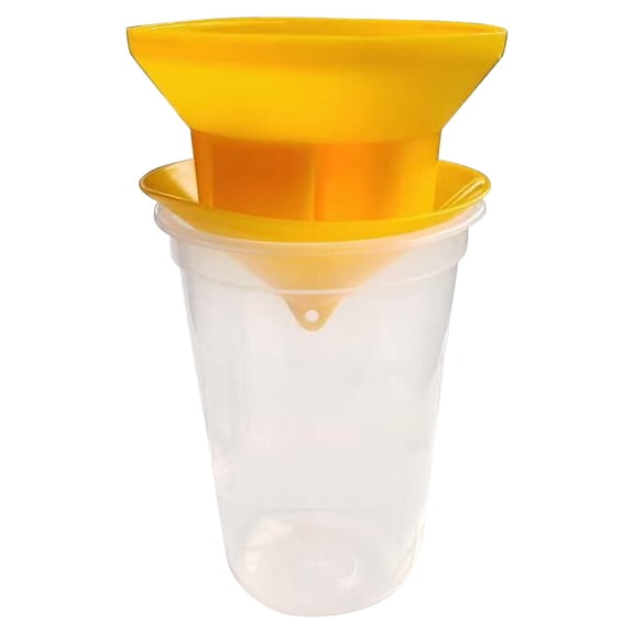 Fruit Fly Traps, Highly Effective Reusable Bug Catcher, Funnel Style Insect Trap, Indoor Fly Catchers, Long Lasting Flying Insect Pest Control Trap for Home Kitchen House Plants Pantry