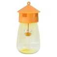 thumbnail image 1 of Fruit Fly Traps, Indoor Gnat Trap for Home Kitchen & Houseplants, Reusable Non鈥慣oxic Flying Insect Catcher with Pagoda Lid, Transparent Yellow PVC Insect Trap, 1 of 6
