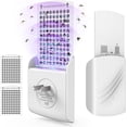 thumbnail image 1 of Fruit Fly Traps for Indoors - Electric Plug-in Fruit Fly and Gnat Catcher, Moth Killer, Gnat Traps for House Indoor, 538 Sq Ft Protection - 1 Device + 2 Glue Cards, 1 of 3