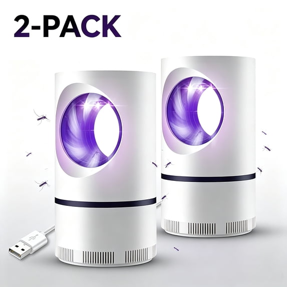 Fly Trapp Fruit Fly Traps for Indoors & Outdoor, White Mosquito Trap Indoor UV ...