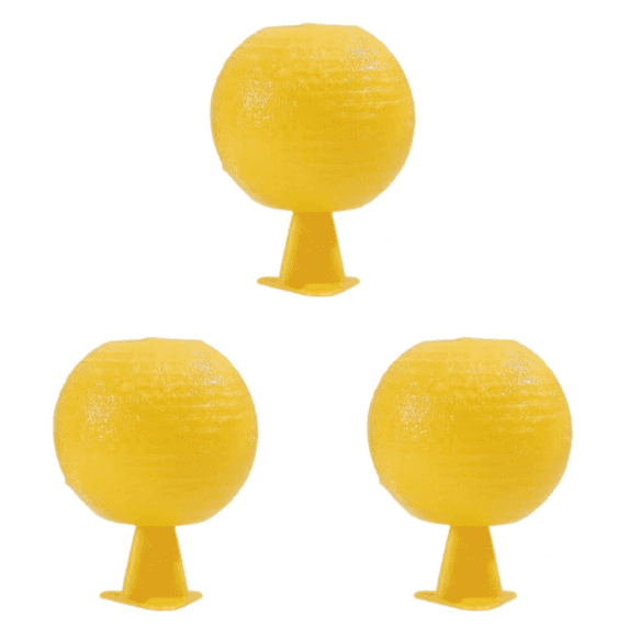 Fruit Fly Traps Sticky Traps Citrus Shaped for Indoor Outdoor (3PCS)