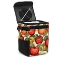 thumbnail image 1 of Fruit Foldable Car Trash Bin with Lid, Leak-proof Mini Trash Can for Car, Hanging Storage Bag Included, 1 of 6