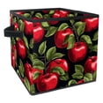 thumbnail image 1 of Fruit Foldable Storage Box with Handle, 10.8"x10.5"x10.6", Large Capacity for Storage Containers, Storage Baskets, and More!, 1 of 6