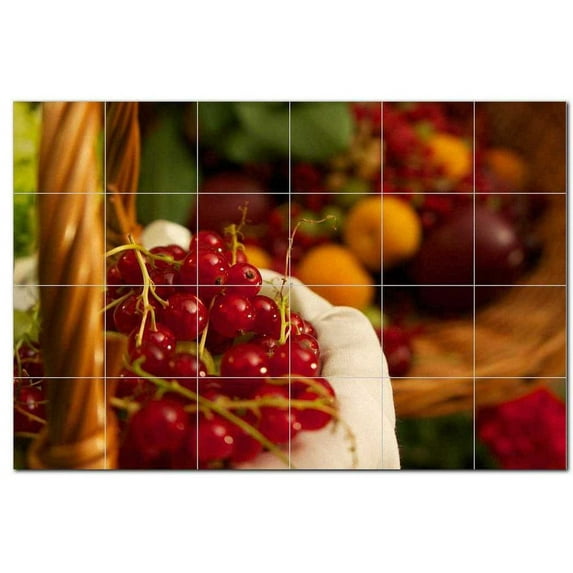 Fruit Food Ceramic Tile Mural Kitchen Backsplash Bathroom Shower, 400667-L64