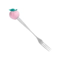 thumbnail image 1 of Fruit Fork Peach Shaped Stainless Steel Single Pack for Dessert and Summer Gatherings, 1 of 7