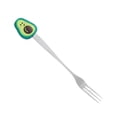thumbnail image 1 of Fruit Fork Stainless Steel Avocado Handle Single Pack Colorful Dessert Fork for Party Use, 1 of 7
